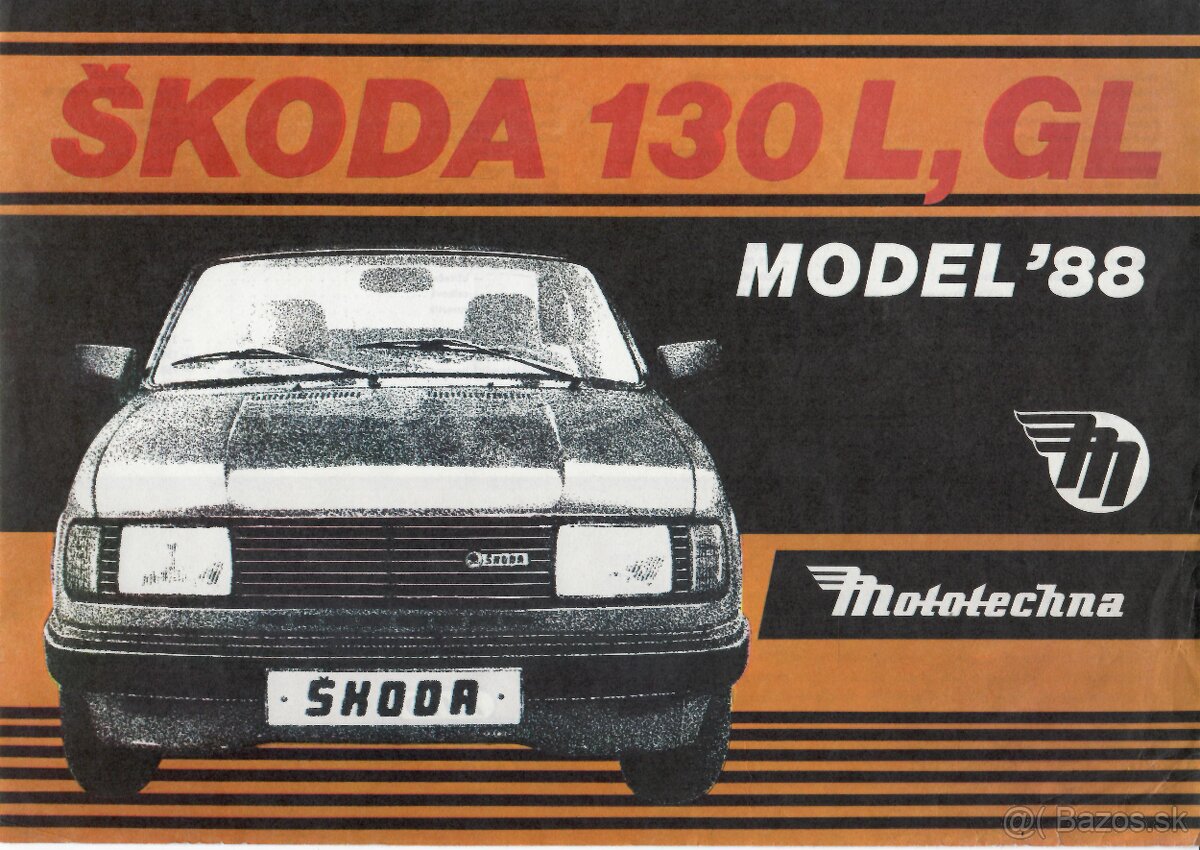 Prospekt ŠKODA 130L, GL, Model 88