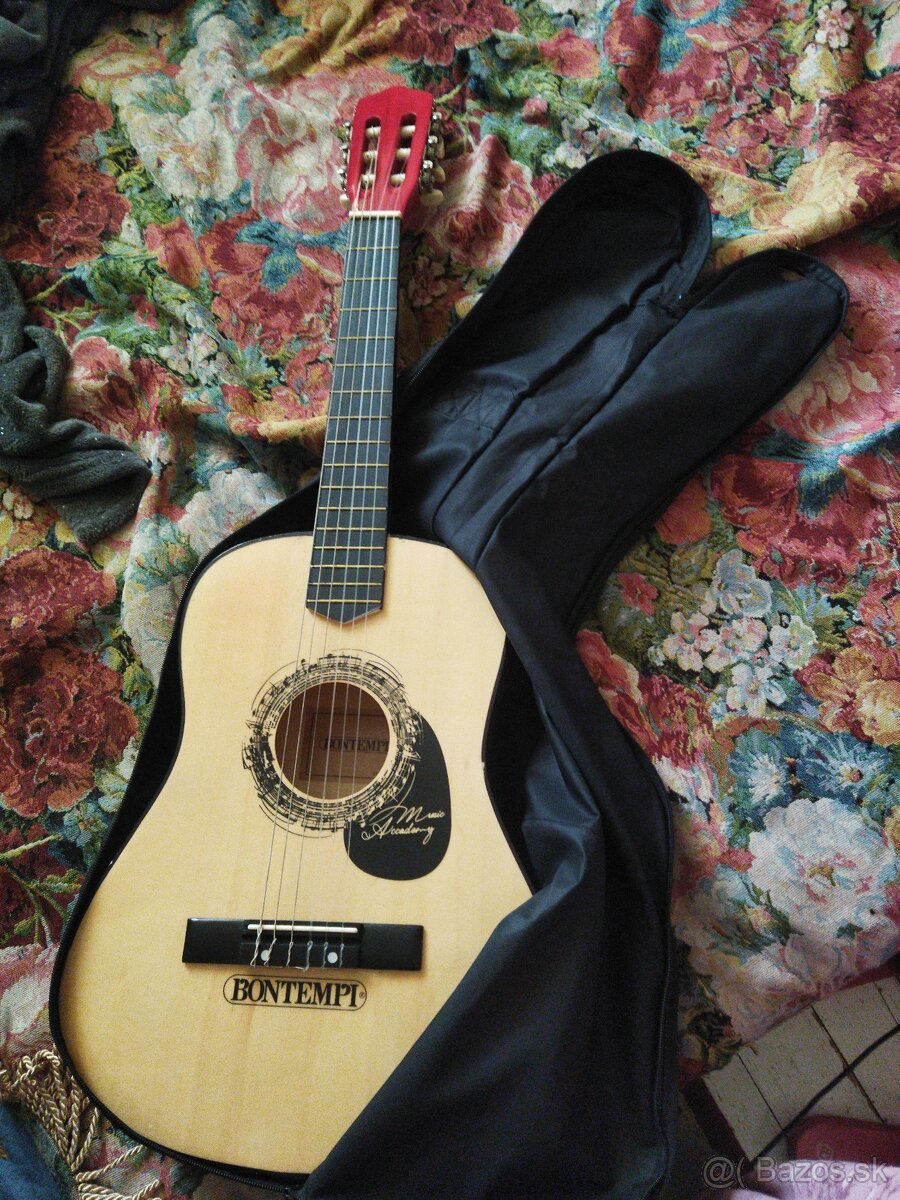 detska gitara s puzdrom , 75cm