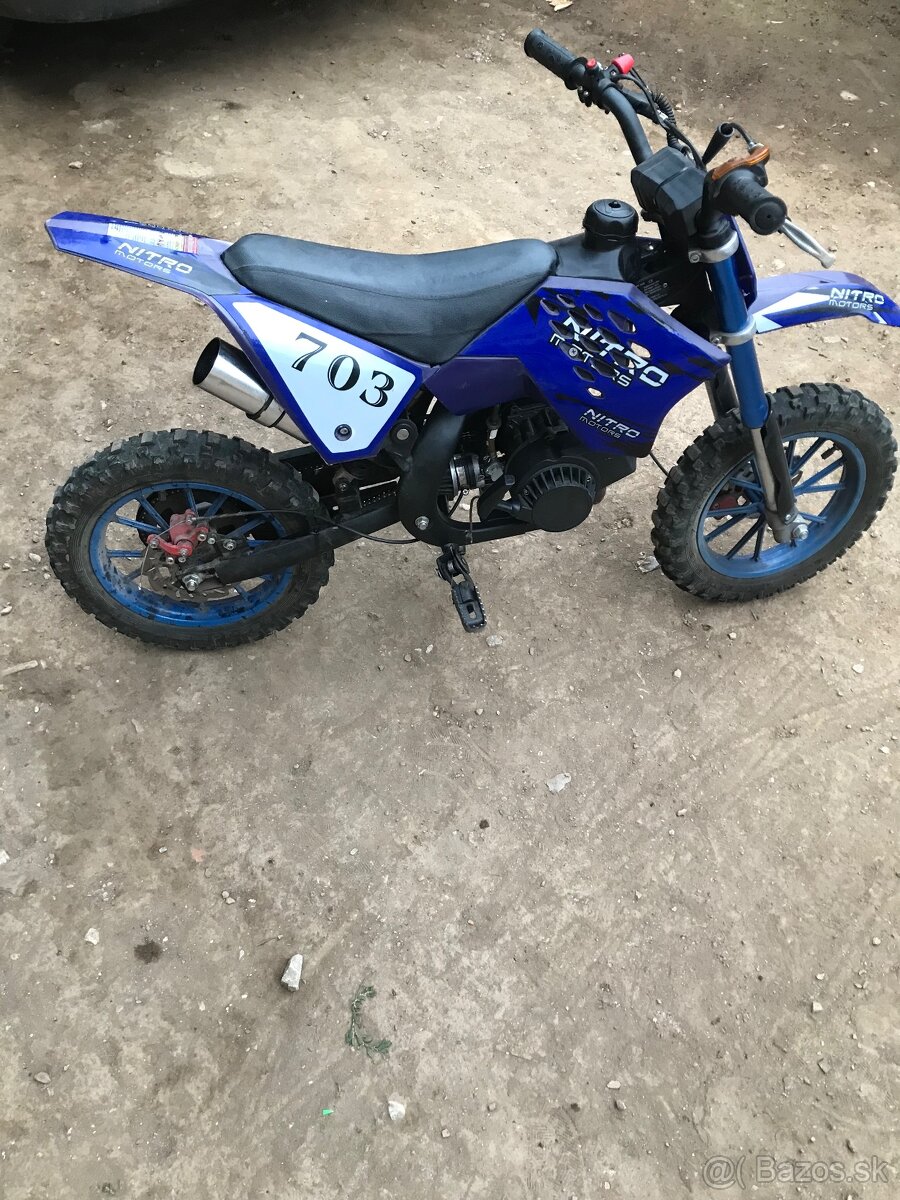 Dirt bike 49 plne funkčná  VYMENÍM ZA MALÚ STVORKOLKU