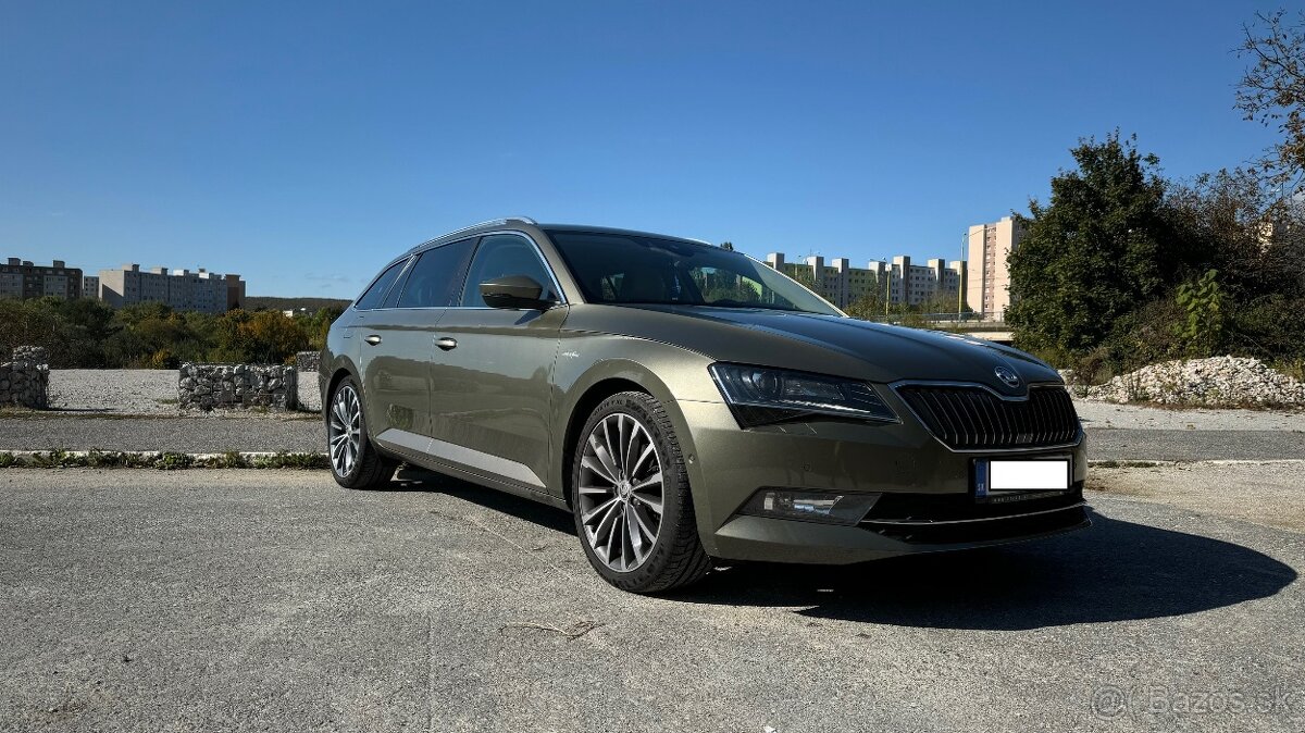 Škoda Superb combi 2.0 TDI  140kW DSG 4x4 Laurin & Klement