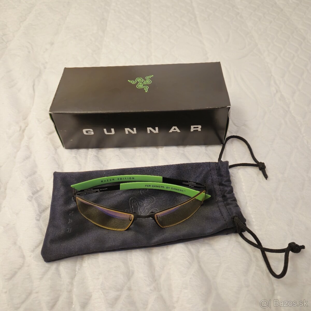 GUNNAR RAZER MOBA ONYX (JANTÁROVÉ SKLÁ)
(Herné okuliare)