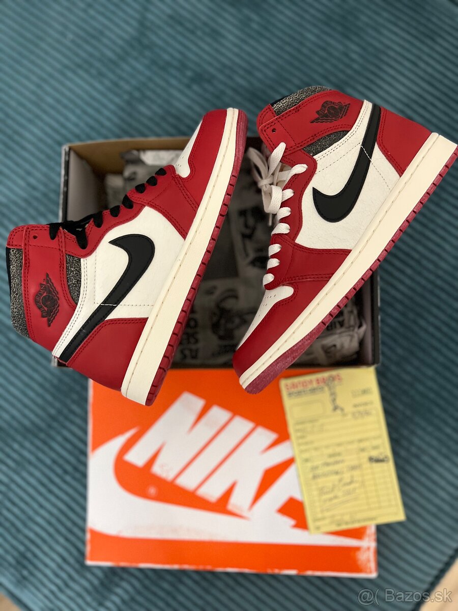 Nike jordan 1 lost & found veľ. 41 26cm NOVÉ NENOSENÉ