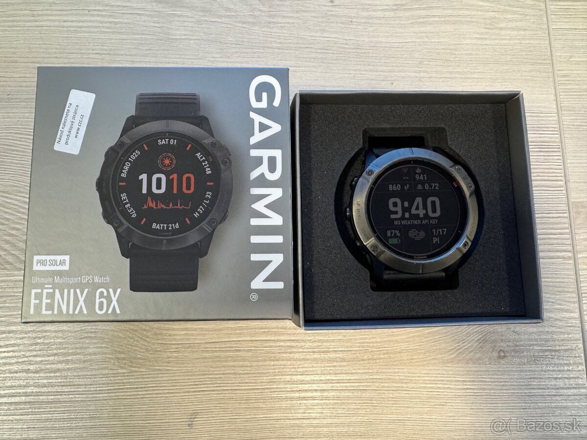 GARMIN fénix 6X Pro Solar