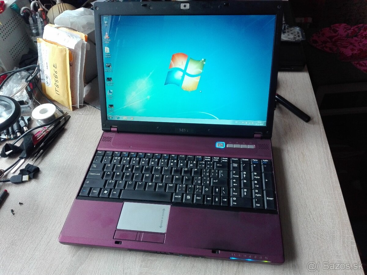 MSI Laptop Intel Core 2 DUO NVidia Grafika Windows 7 Prievidza