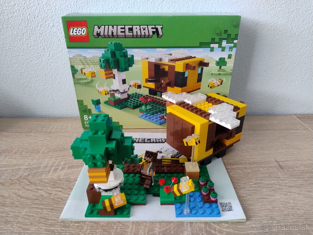 lego minecraft vcely domcek