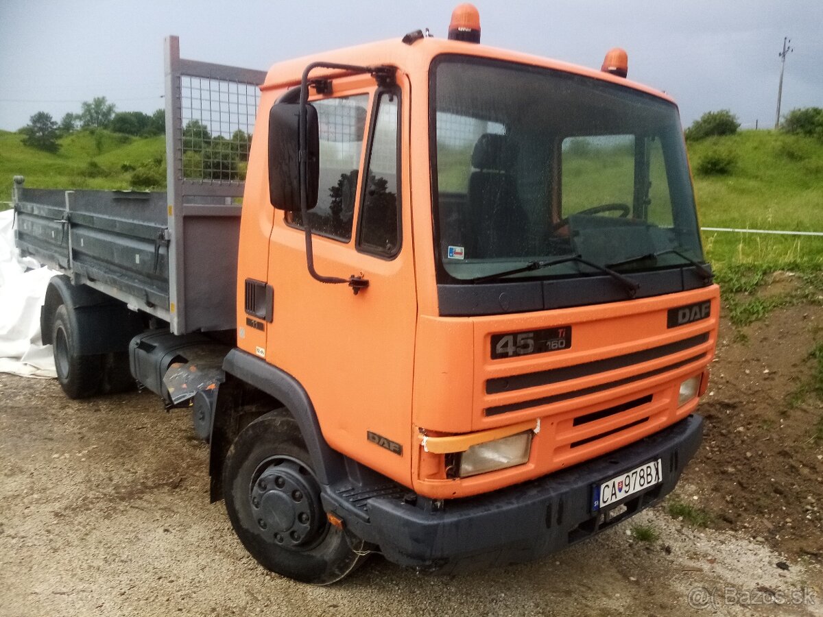 Predam nakladne auto Daf vyklapac dozadu