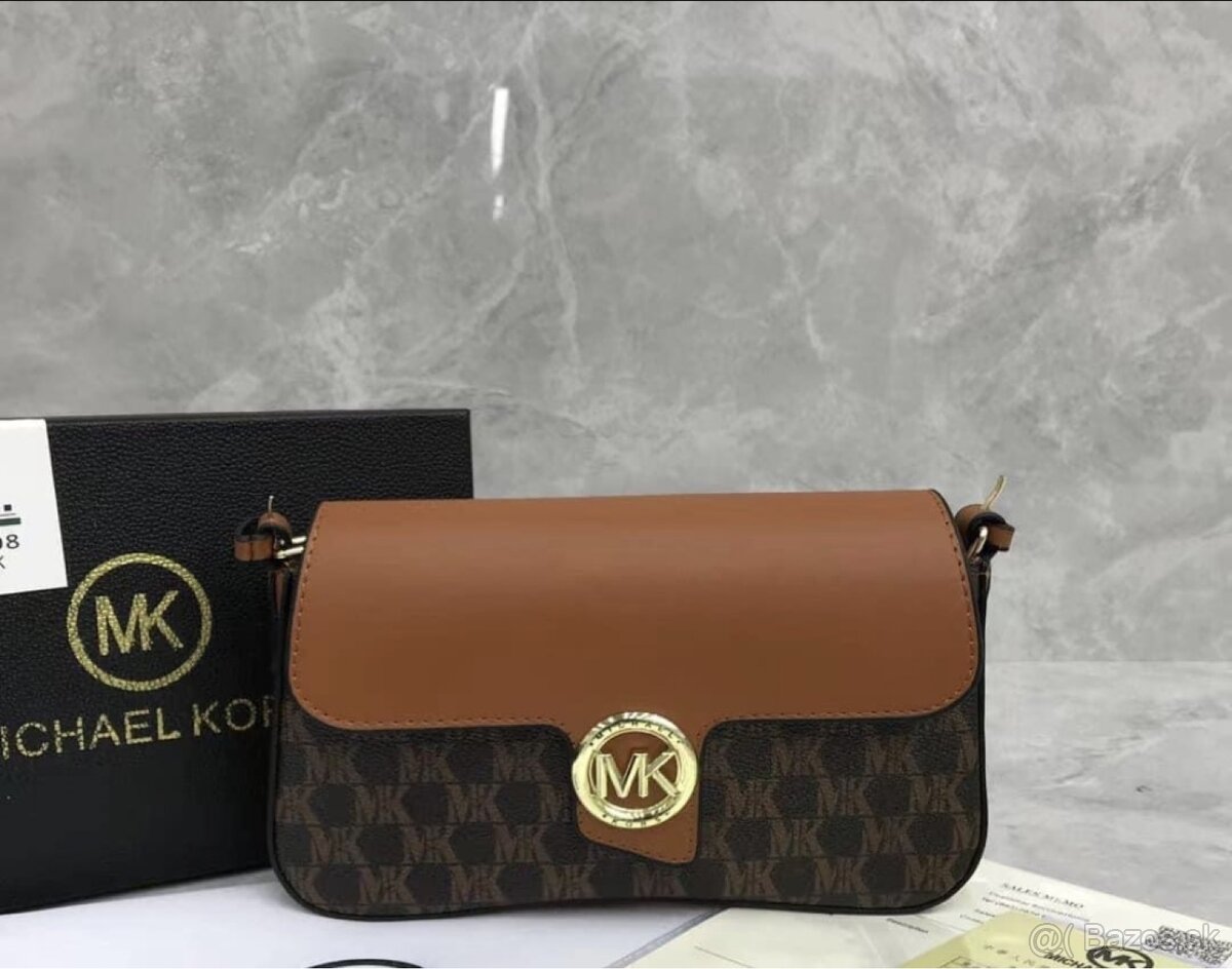 Malá hnedá crossbody kabelka