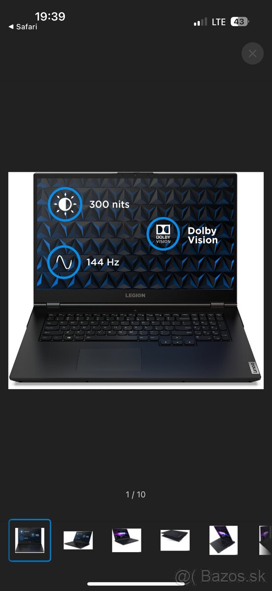 Lenovo legion 5 rtx 3070 8gb 1500gb ssd