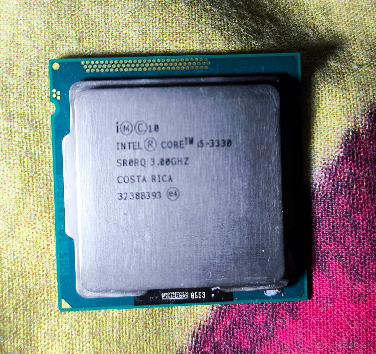 Predám 4 jadrový procesor Intel Core i5-3330, 3,2 GHz