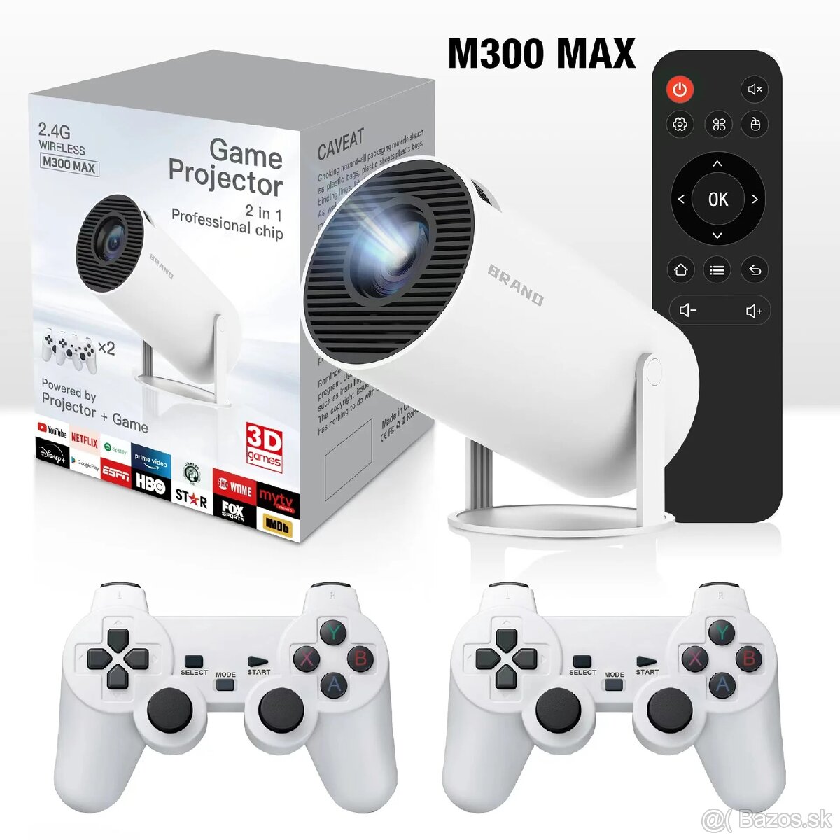 Projektor Android 11 3D game M300 Max