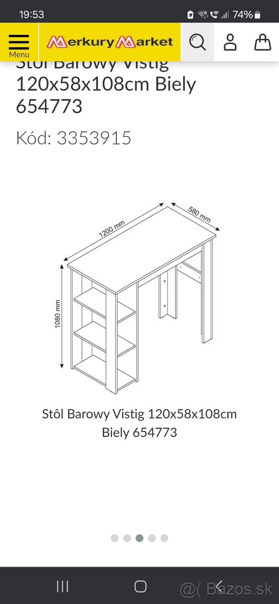 Barový komplet predám