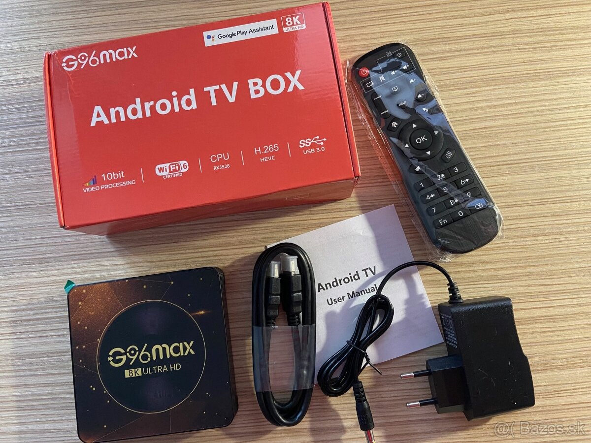 Android 13 8K Ultra HDTV Box G96 MAX 4/32GB SK