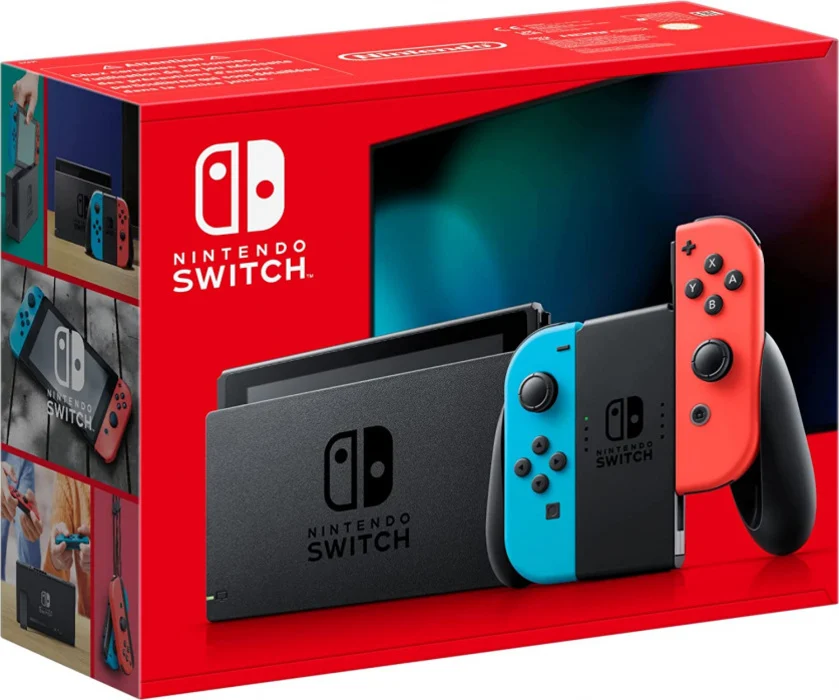 Nintendo Switch - Neon Red & Blue Joy-con