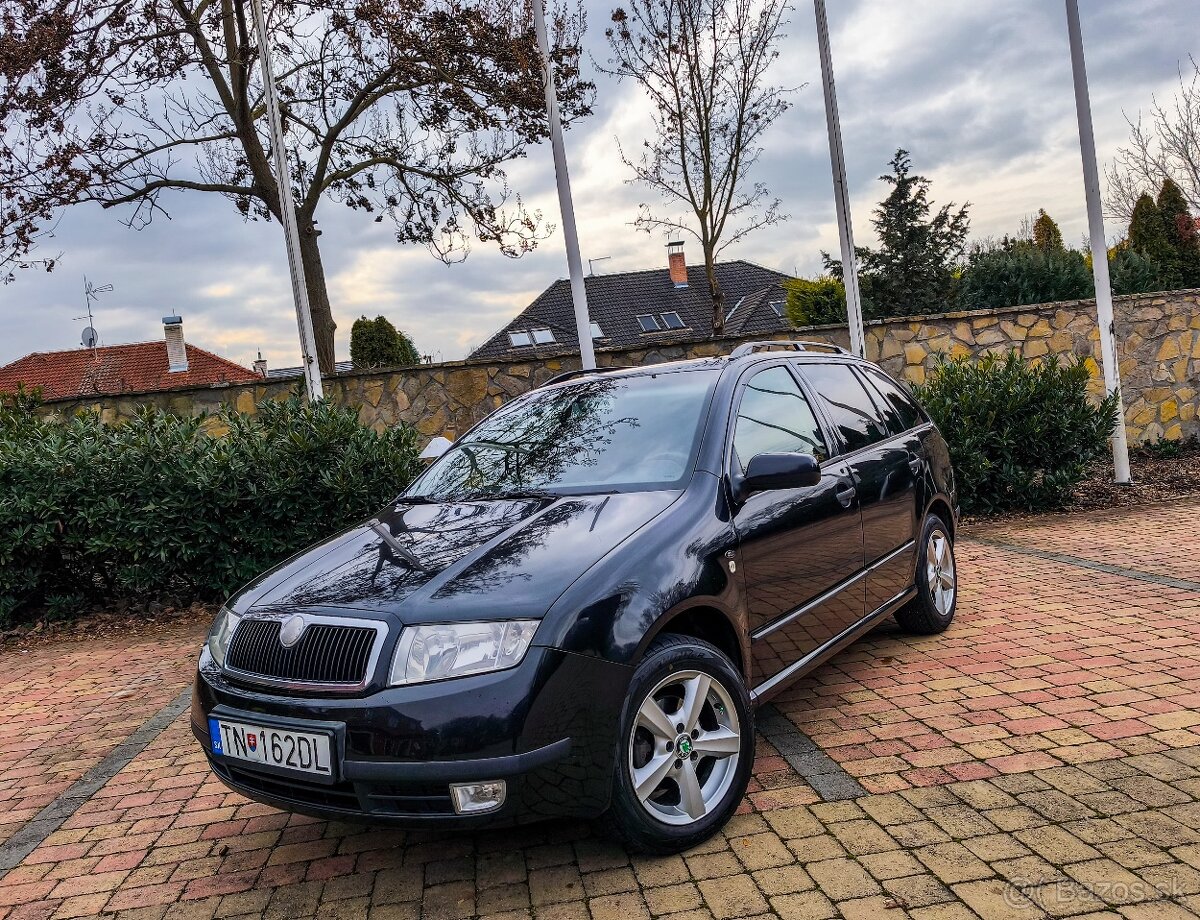 Škoda Fabia Elegance Combi 1.9TDI 74kw čierna metalíza