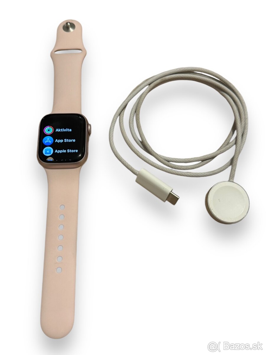 Apple watch 9 41mm Gps LTE cellular - 100% bateria , záruka