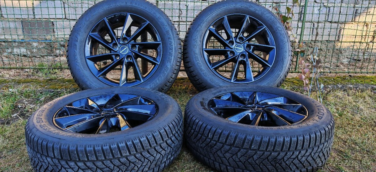 ALU Borbet 5x112 a zimné Dunlop 215/60 R16