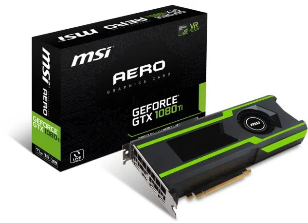 Predám Nvidia MSI GTX 1080 ti AERO 11GB