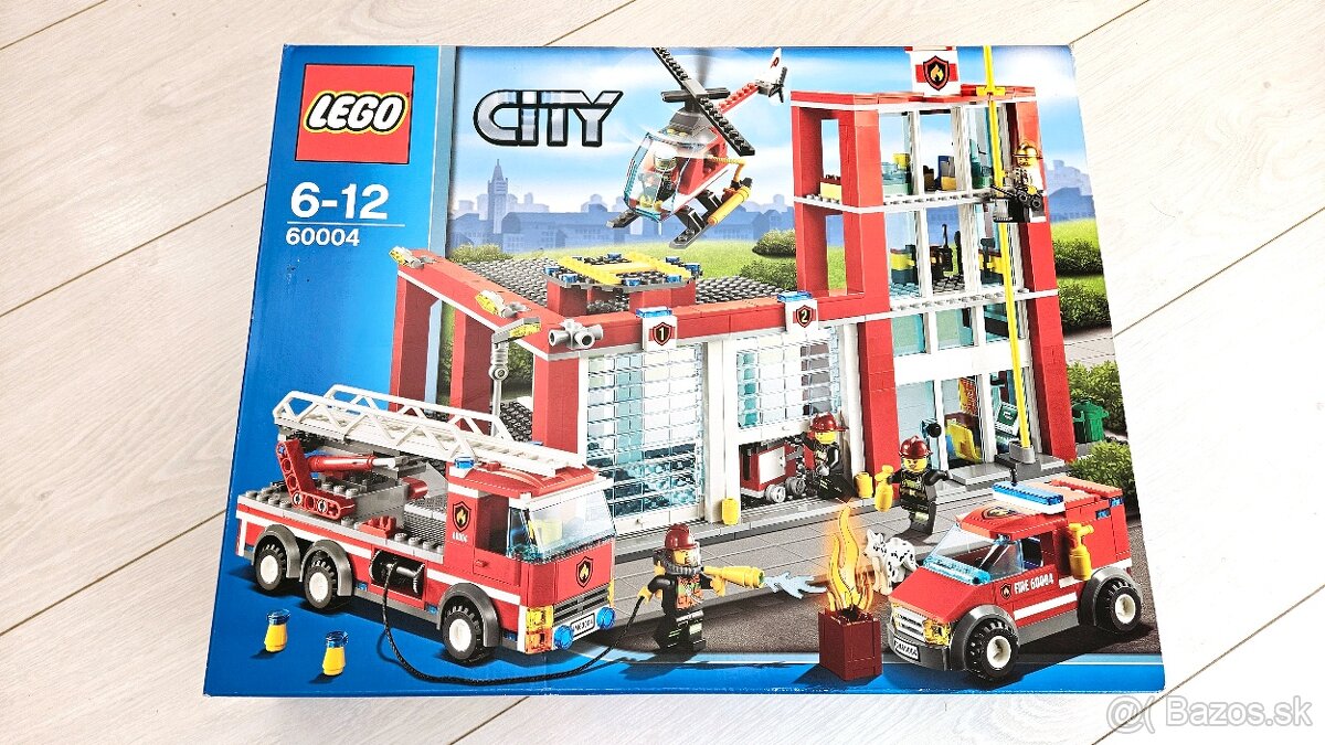 Predám novú požiarnu stanicu LEGO CITY 60004 z roku 2013