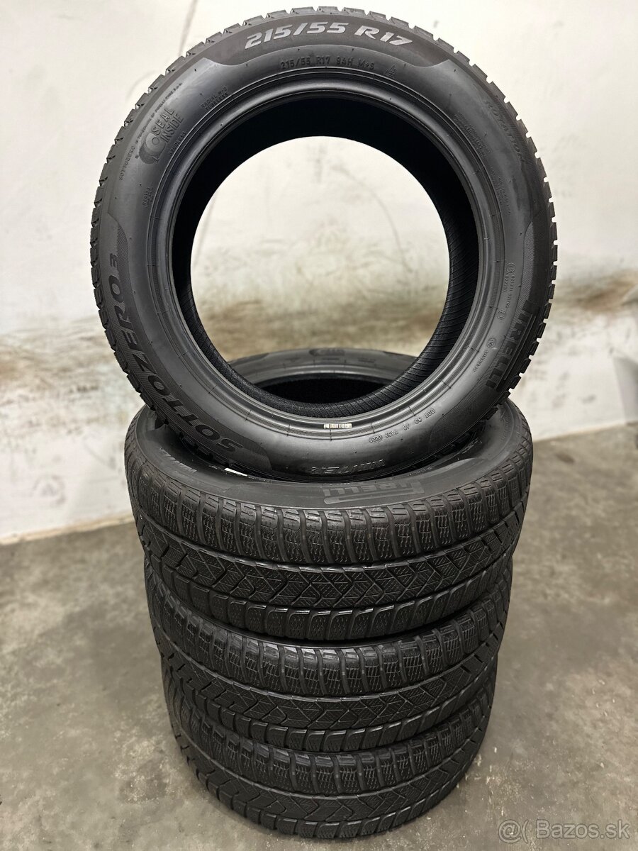 Zimné pneumatiky 215/55/17 Pirelli Sottozero 3 Winter