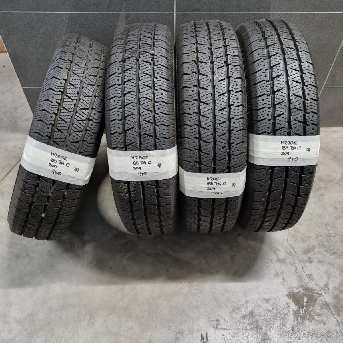 Zimné dodávkové pneu 185/80 R14C MIRAGE DOT3017