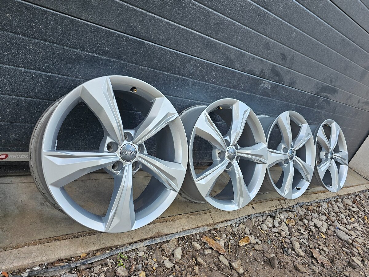 Zánovné ALU AUDI 19", 5x112, Q3, Q5, Tarraco, Tiguan, Kodiaq