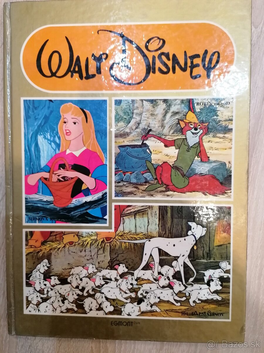 Walt Disney 3v1 šípková ruženka, robin hood, 101 dalmatíncov