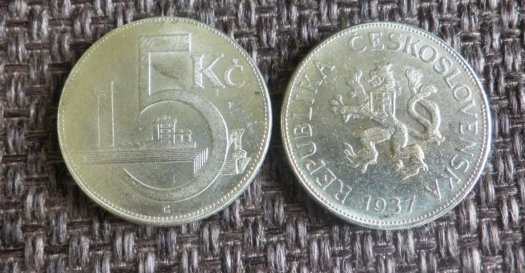 5h1924, 25h 1932, 5k1937, 10k 1933, sv.v dukáty kopie