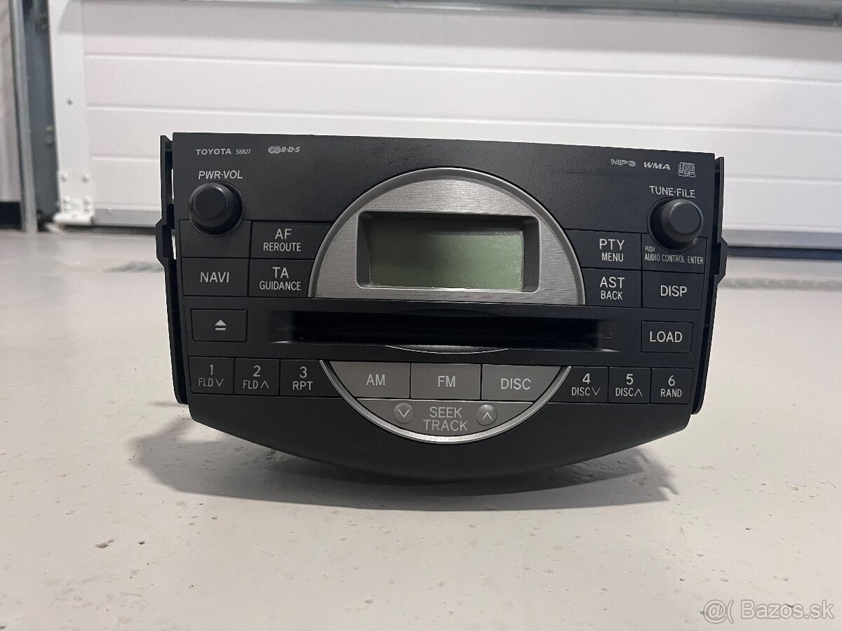 ORIGINÁL RÁDIO Toyota RAV4 - 2007