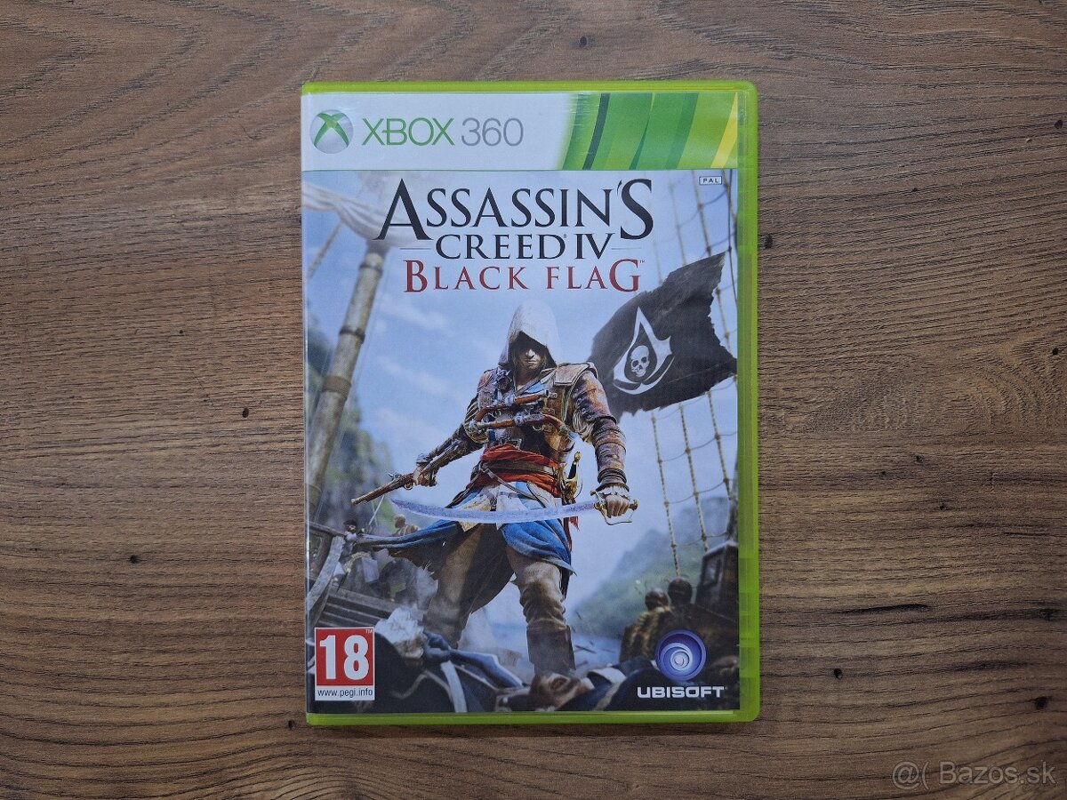 Hra na XBOX 360 - Assassins Creed IV Black Flag