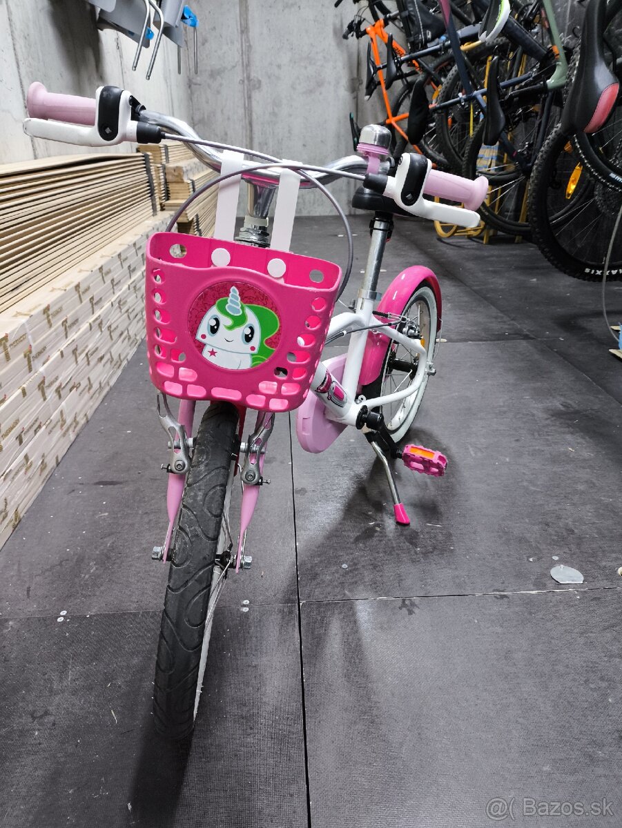 Dievčenský detský bicykel B-twin Docto girl 500
