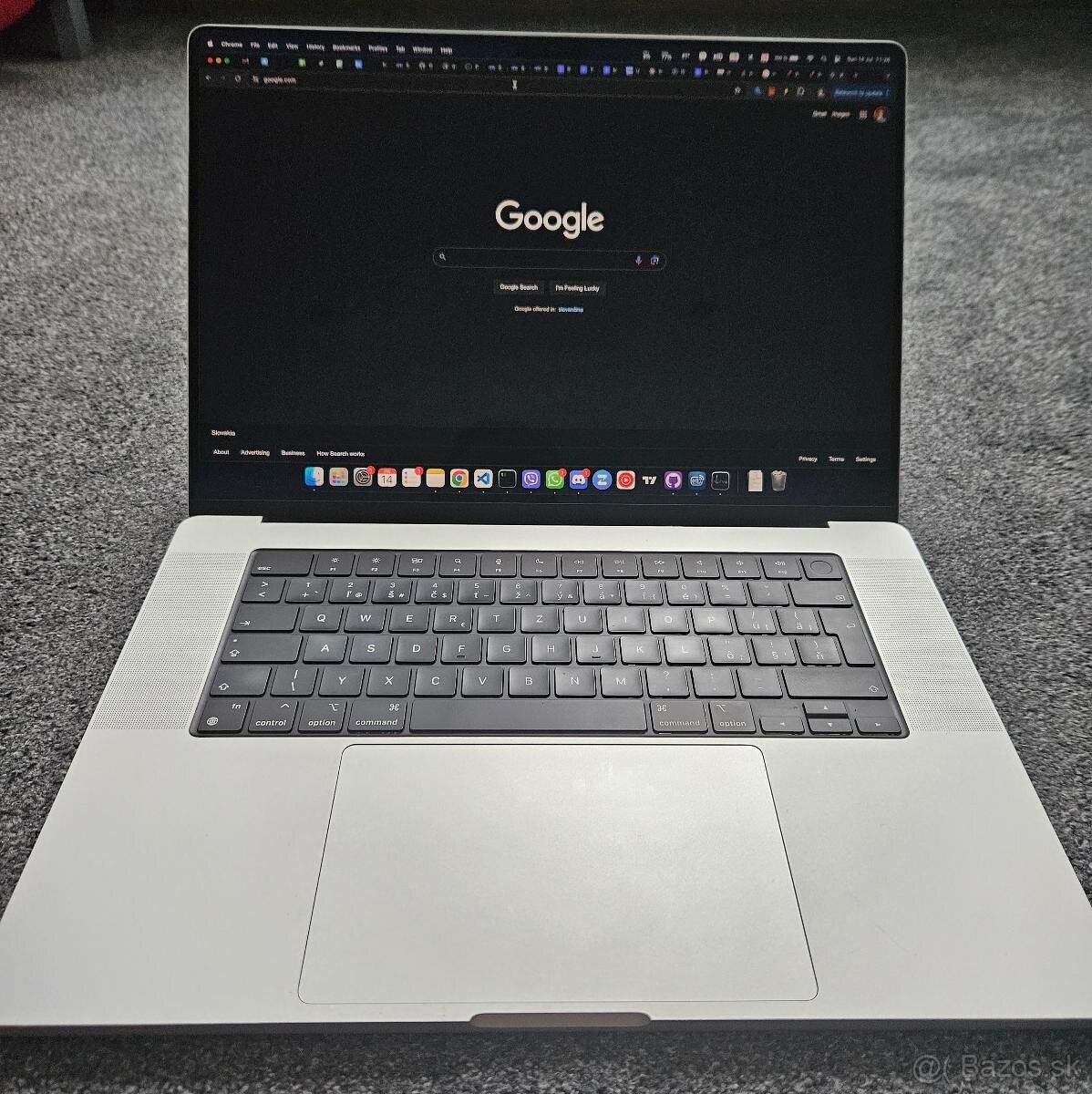 Macbook M1 Pro 16", 16GB RAM, 512GB SSD