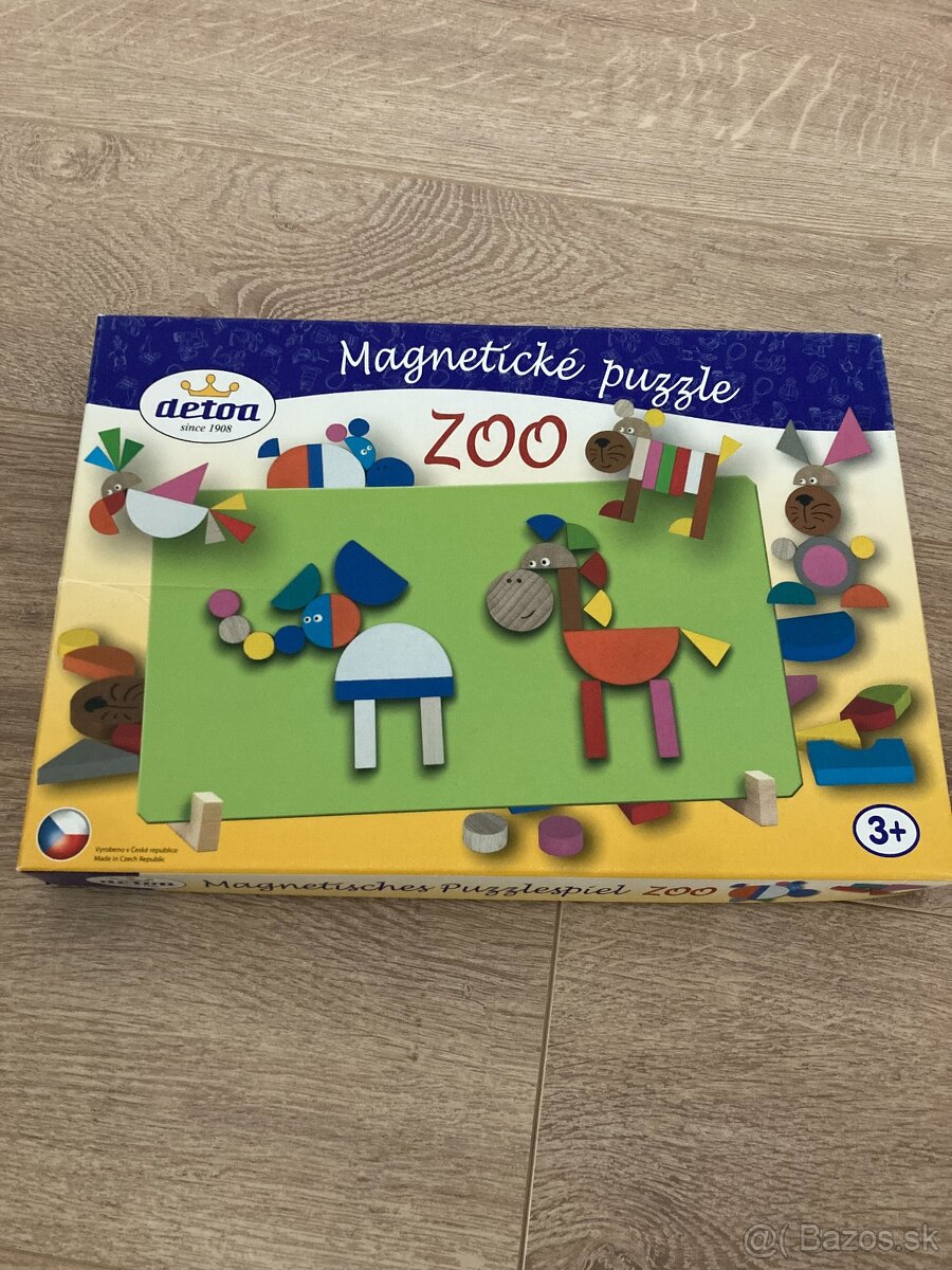 Predám detské magnetické puzzle - zvieratká