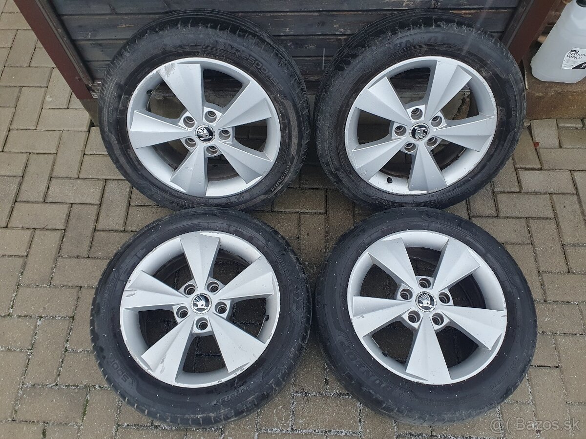 ORIGINAL disky ŠKODA OCTAVIA 3 5x112  205/55  R16"