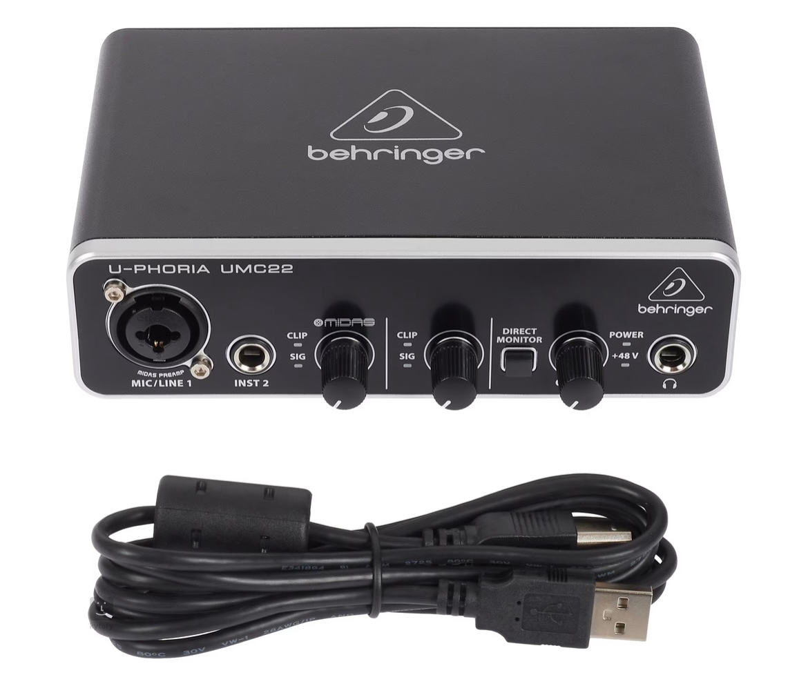 Zvuková karta Behringer UMC22 U-Phoria USB