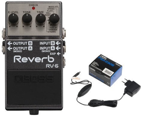 Predám BOSS efekt Reverb + 9V adaptér