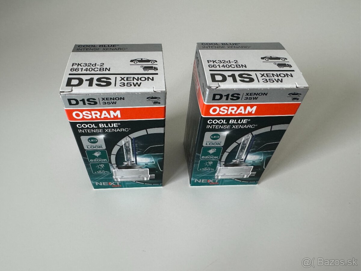 D1S OSRAM XENARC COOL BLUE INTENSE NEXT GEN- NOVÉ