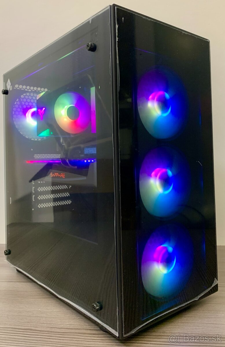 Herný PC - R5 5600, RX 5700XT 8GB,16GB RAM,500GB SSD,650W