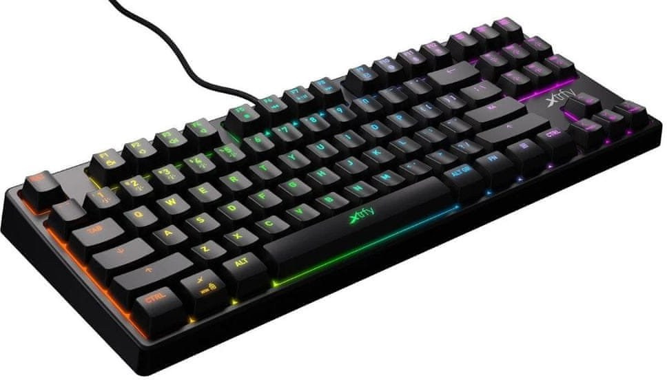 Herná klávesnica Xtrfy K4 Black TKL EN