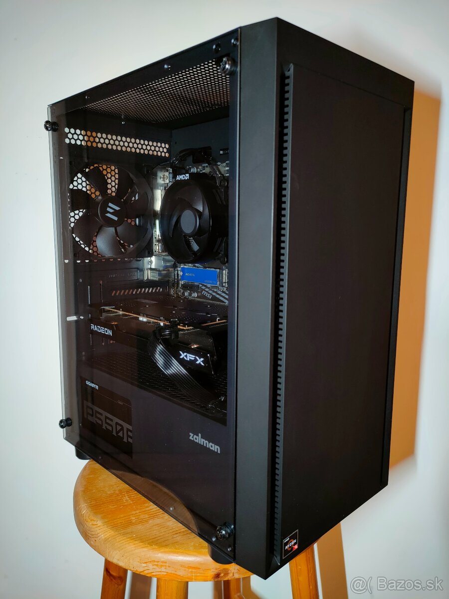 Herný PC - Ryzen 5 3600, RX 6600 8GB, RAM 16 GB, SSD 1TB