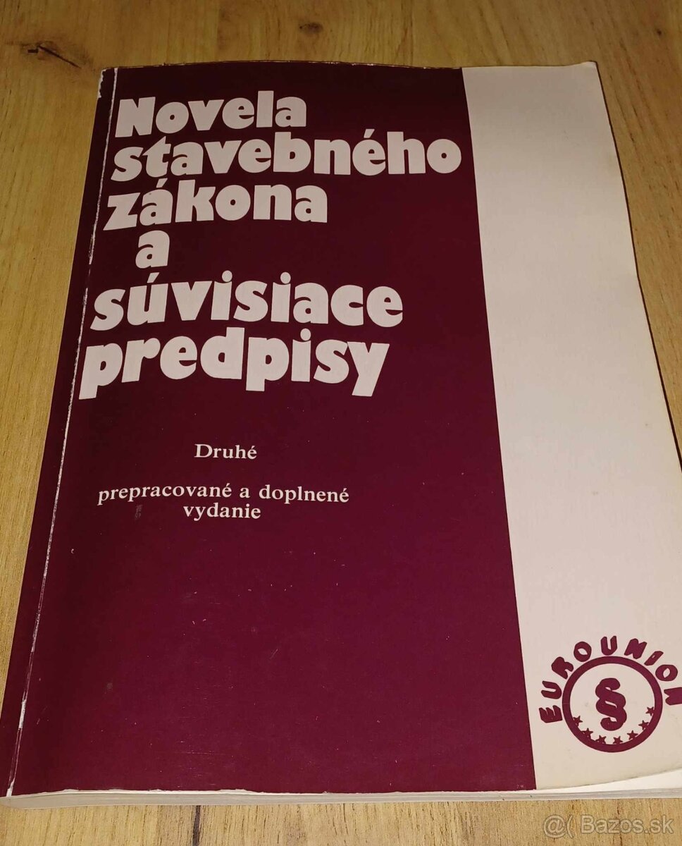 Novela stavebného zákona a súvisiace predpisy - 1993