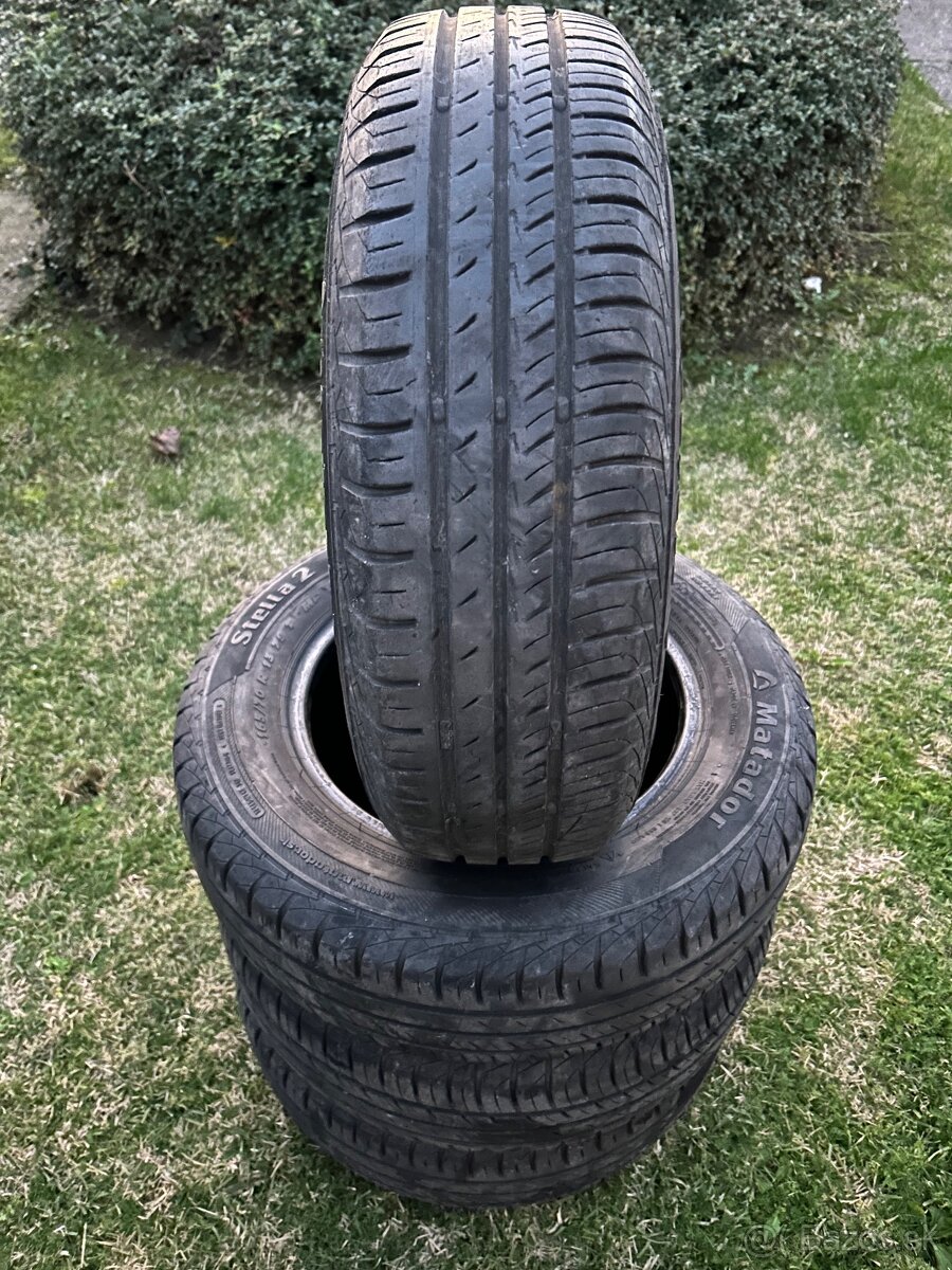 Predám letné 4X 165/70R13 Matador MP16 Stella 2