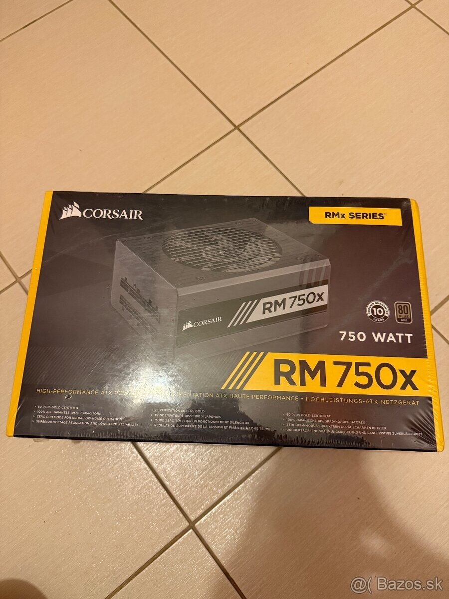 Corsair RM750x zabalený, nepoužitý  PC zdroj