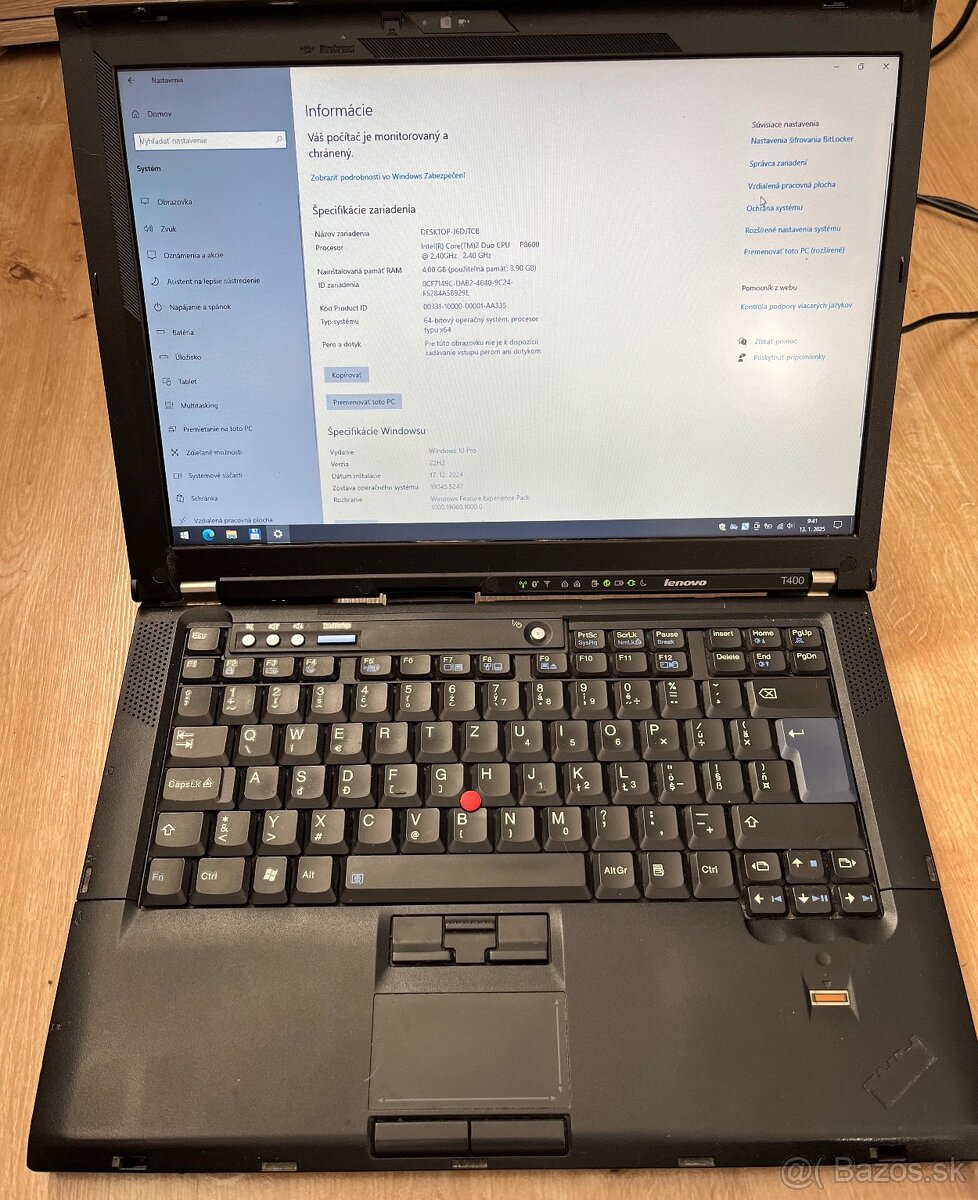 Lenovo thinkpad T400