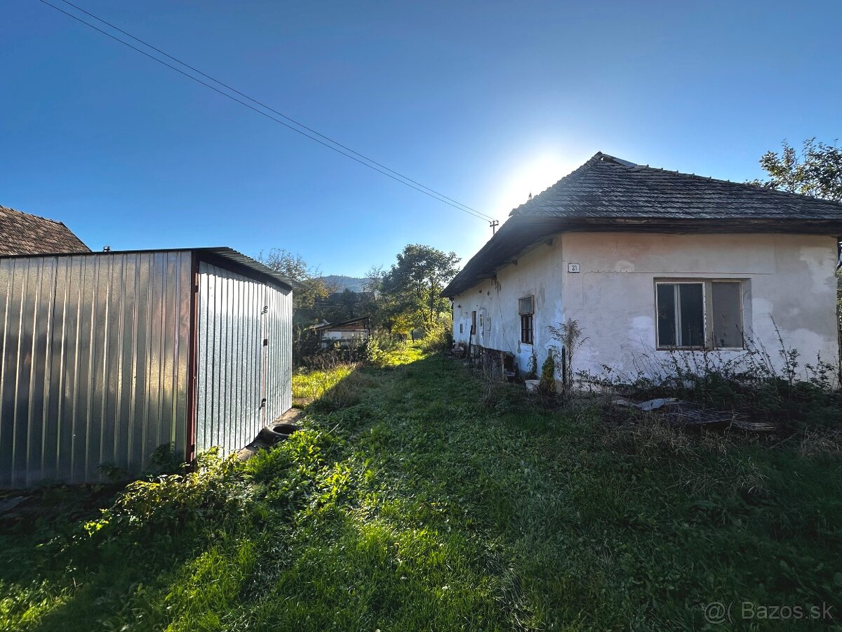 PREDAJ rodinný dom, Slavošovce