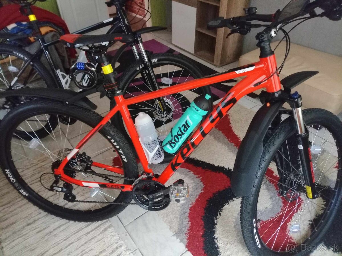 Predám 2ks horské Bike Kellys spider 29"kolesá hydro brzdy