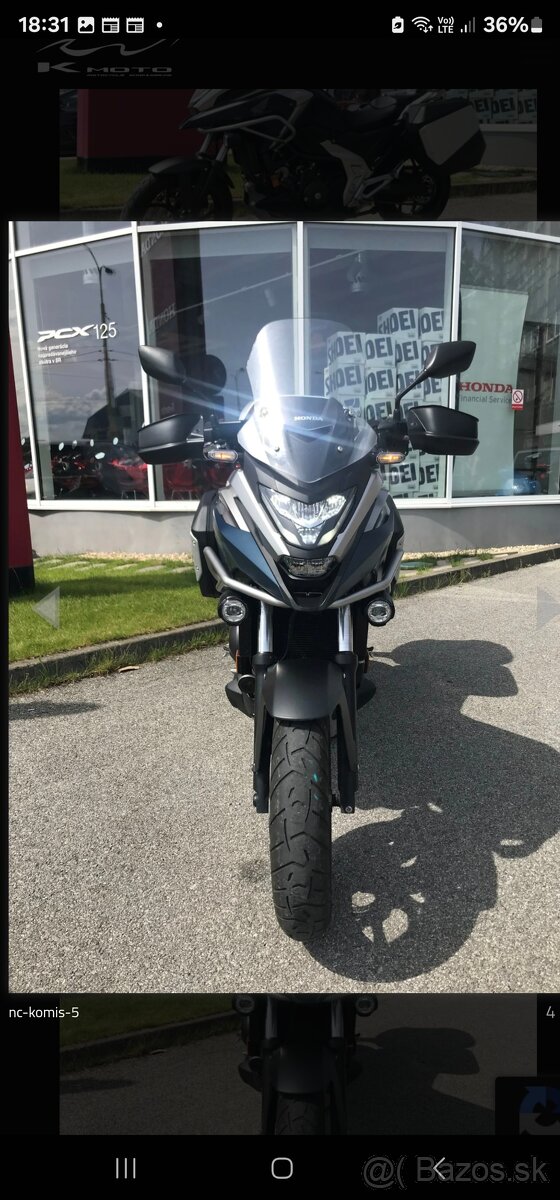 Predam motocykel Honda Nc750X DCT s komplet touring vybavou