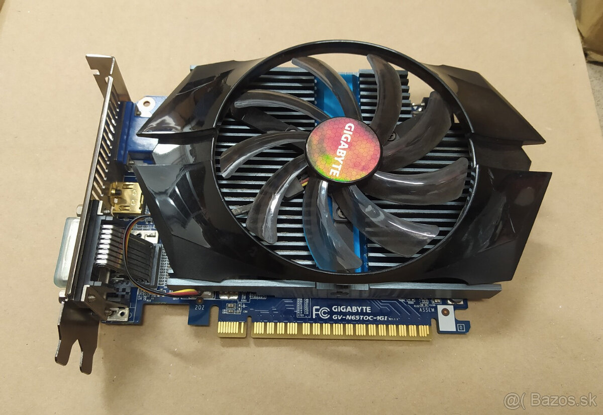 Gigabyte nVidia GeForce GTX 650 Ti OC - 1GB