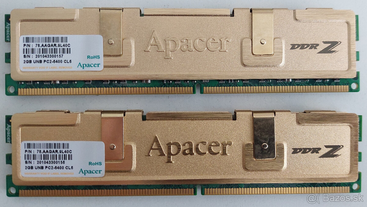 4GB 2GBx2GB DDR2