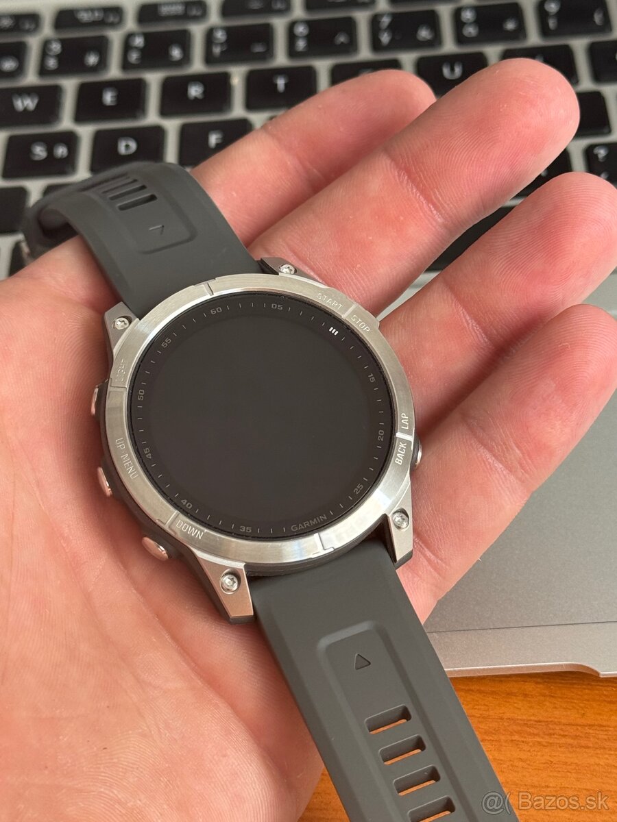 Garmin Fenix 7x Silver / Grafit