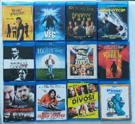 BLU-RAY FILMY (3,50-5,- €)